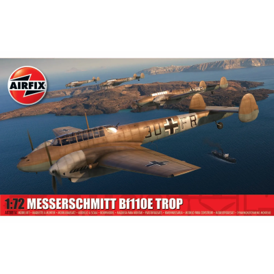 German Messerschmitt Bf110E/E-2 Trop (1:72 Scale)
