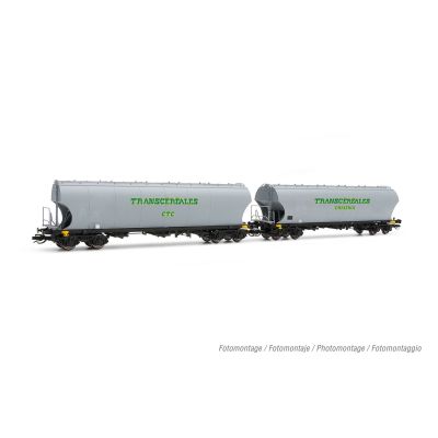 SNCF Bogie Grain Wagon Transcereales Set (2) V