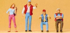 Truckers (3) and Hitchhiker Figure Set