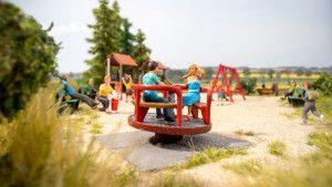 micro-motion Playground Roundabout
