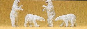 Circus Polar Bears (4) Figure Set