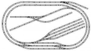 3 Rail 21st Century Layout Package Gateway Central