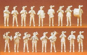 Bavarian Band (18) Unpainted Figures