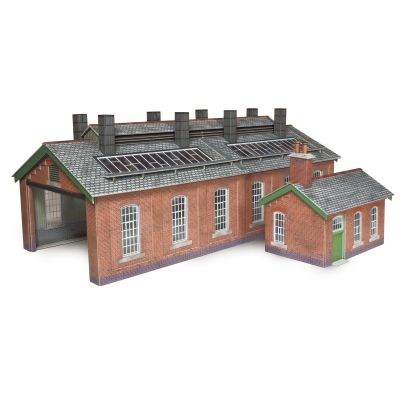 Double Track Engine Shed - Brick