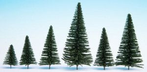 Fir (50) with Planting Pins Hobby Trees 5-14cm