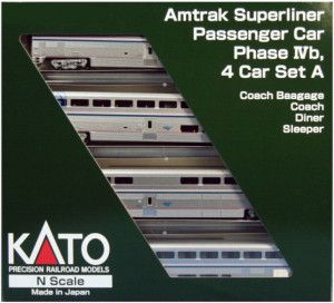 *Superliner I Coach Set (4) Amtrak PhIV
