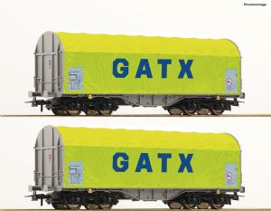 GATX Shimmns Tarpaulin Wagon Set (2) VI