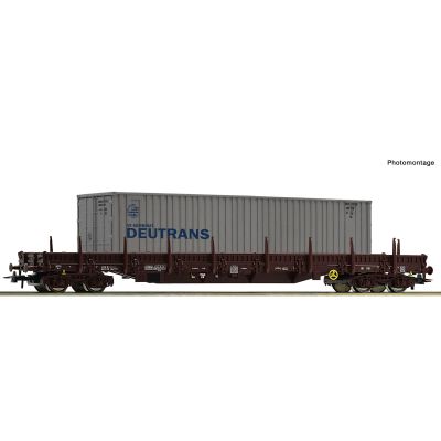 *DR Res Bogie Stake Wagon w/Deutrans Container Load IV