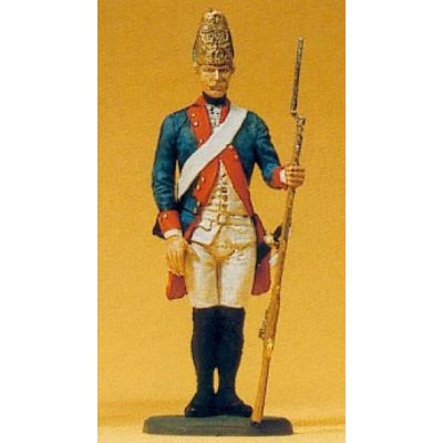 Prussian (1756) 38 Fusilier Standing Gun Lowered Figure
