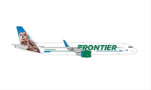 Airbus A321 Frontier Airlines Otto the Owl N701FR (1:500)