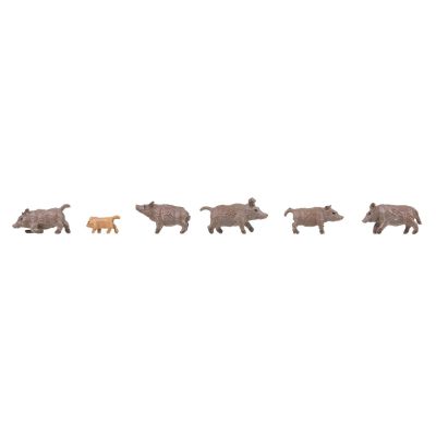 Wild Boars (6) Figure Set