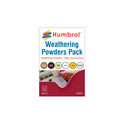 Weathering powders mixed pack - 6 x 9ml