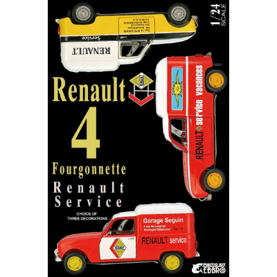 1/24 Renault 4 Fourgonnette Service Car