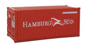 20' Corrugated Side Assembled Container Hamburg Sud