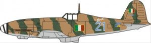 Fiat G55 Cantauro Montefusco-Bonet Squadron 1944