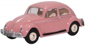 VW Beetle Pink UK Registration