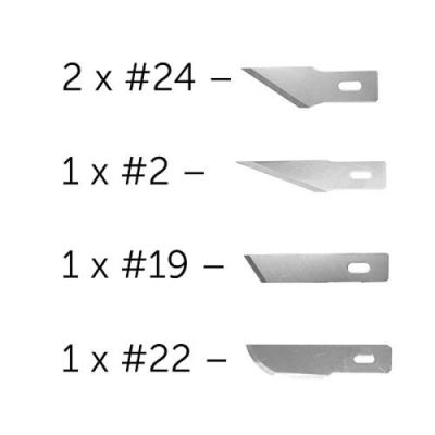Assorted Blades (5) for No.2/No.5 Handles