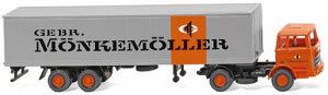 MB 1620 Box Semi Trailer Monkemoller