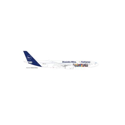 Airbus A330-300 Lufthansa Fanhansa D-AIKQ Diversity(1:500)