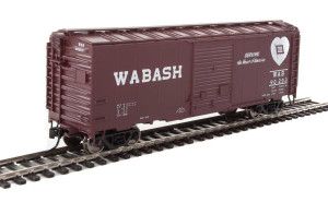 40' ACF Welded Boxcar Wabash 90293