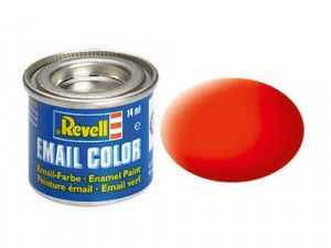 Enamel Paint 'Email' (14ml) Solid Matt Luminous Orange