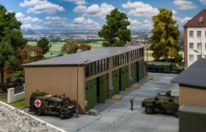 Military Base Vehicle Workshops Kit IV