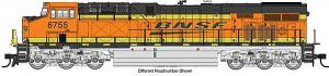 GE ES44 GEVO Diesel BNSF Railway 7975 (DCC-Sound)
