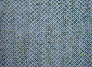 Diamond Perforated Bricks with Grass Wall Card 250x125mm