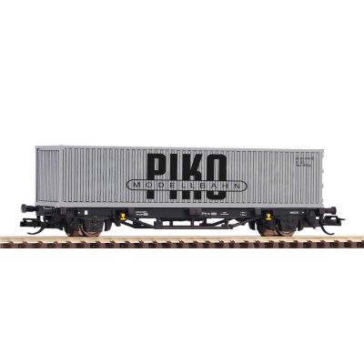 *DR Flat Wagon w/40' VEB Piko Container Load IV