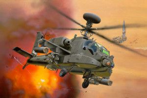 US AH-64D Longbow Apache Model Set (1:144 Scale)