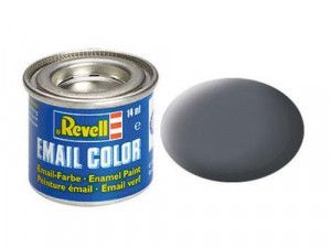Enamel Paint 'Email' (14ml) Solid Matt Gunship Grey