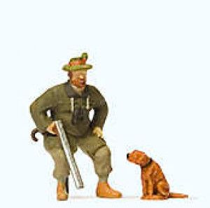 Huntsman Seated with Dog Figure