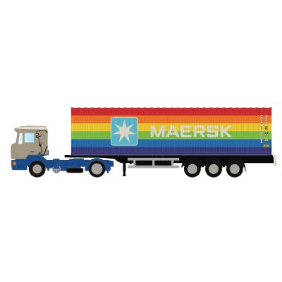 *MAN F90 Tractor & Trailer Maersk Rainbow