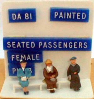 Female Seated Passengers (3) Figure Set