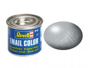 Enamel Paint 'Email' (14ml) Solid Metallic Silver