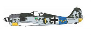 Focke Wulf 190A 15/JG 54 Hauptmann Rudolf Klemm n/Swastika