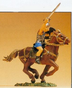 Roman Riding with Sword Figure