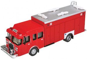Hazardous Materials Fire Truck Red
