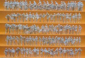 Passengers/Passers By (120) Unpainted Figures