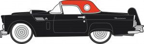 Ford Thunderbird 1956 Raven Black/Fiesta Red
