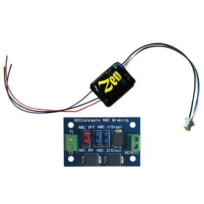 Zen Black Decoder: Universal easy to fit 8-pin direct decoder with 6 functions. Includes 1x ABC module.