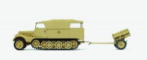 German Reich 1942-45 Half Track Vehicle with Cannon Kit