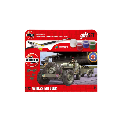 US Willys MB Jeep Gift Set (1:72 Scale)