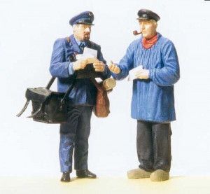 Postman with Customer Figure Set