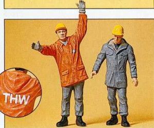THW Emergency Service Workers (2) Figure Set