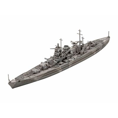 *German Gneisnau WWII Battleship Model Set (1:1200 Scale)