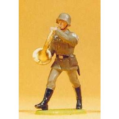 German Reich 1939-45 Buglist Marching Figure