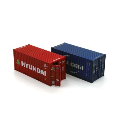#P# 20ft Container Pack (2) CMA/Hyundai Weathered