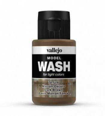 Vallejo Model Wash 35ml - Dark Brown Wash