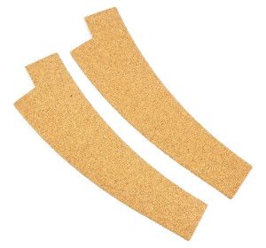 Cork Underlay OO Scale 3mm Sectional RH Curve Turnout(2)